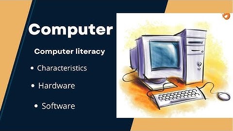 Computer | Characteristics of computer | Hardware and software in Urdu/Hindi