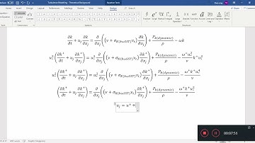 Turbulence Modelling 33 -  kOmegaSST Model part iii Blending Functions and Wall Functions
