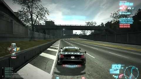 NFS World Police car McLaren SLR cop run