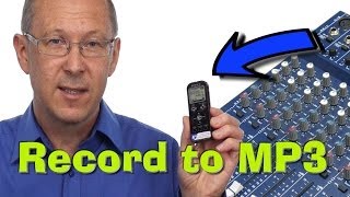 Record To Mp3 From An Audio Mixer To A Personal Recorder