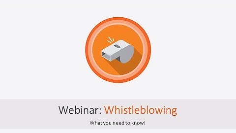 Webinar | Whistleblowing: what you need to know