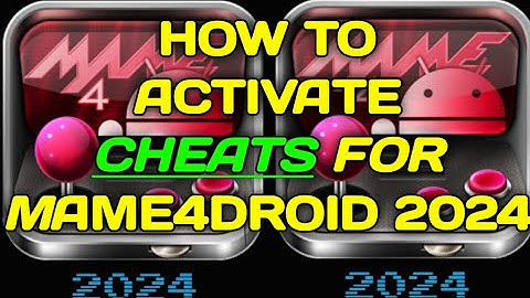 How to Activate CHEATS for MAME4DROID 2024 - Works for All Games