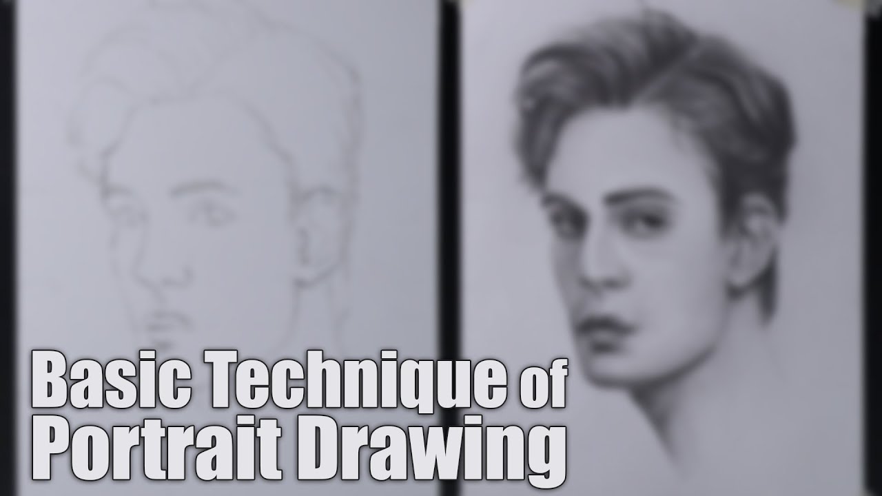 🔥 Basics of Portrait Drawing for Beginners  Free Hand Portrait Drawing  #sketchbookbyabhishek #face 
