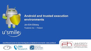 Android and trusted execution environments (by Jan-Erik Ekberg)
