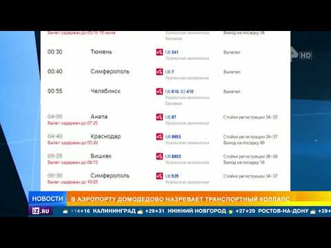 Задержки рейсов в Домодедово связали с переходом на летнее расписание