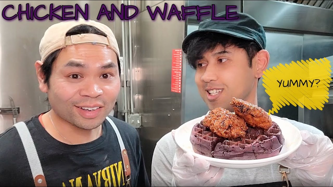 Cooking Time Cooking For Him For The First Time Chicken and Waffles