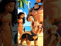 Super Yorkie Meets Moana &amp; Mual #disney #avengers #dccomics