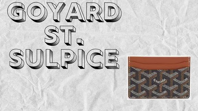 LUXURY DESIGNER UNBOXING: GOYARD ST SULPICE CARD HOLDER 