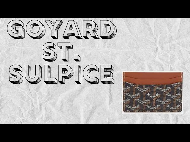 Goyard Style Cardholder Wallet Saint-sulpice Cardholder 