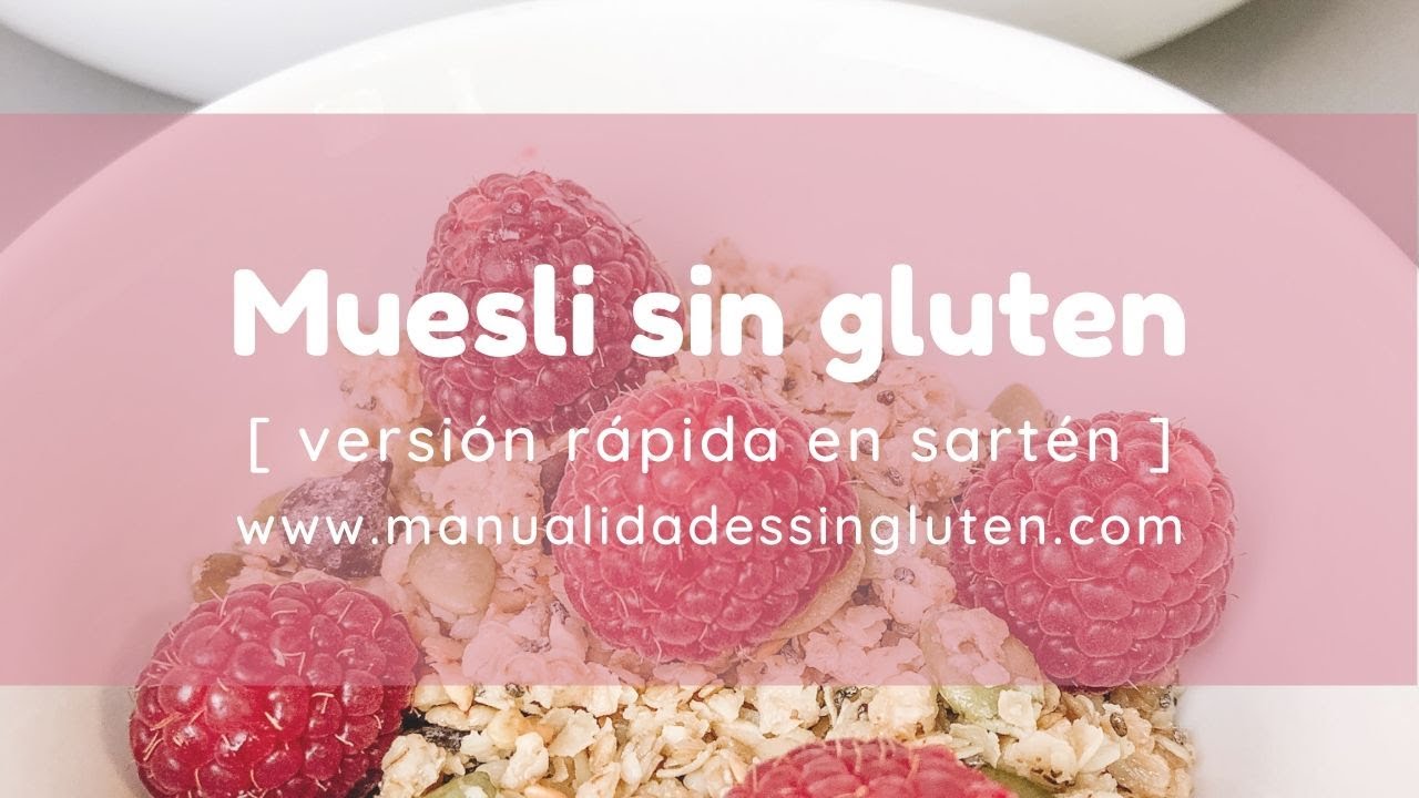 💕 MUESLI SIN GLUTEN EN SARTÉN 💕Prepara un rico muesli casero sin gluten