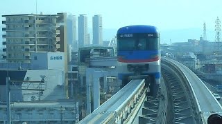 後方展望 2023.12.06 大阪高速鉄道 大阪モノレール線 大阪空港行き 南摂津駅～摂津駅間 3000系 3152F