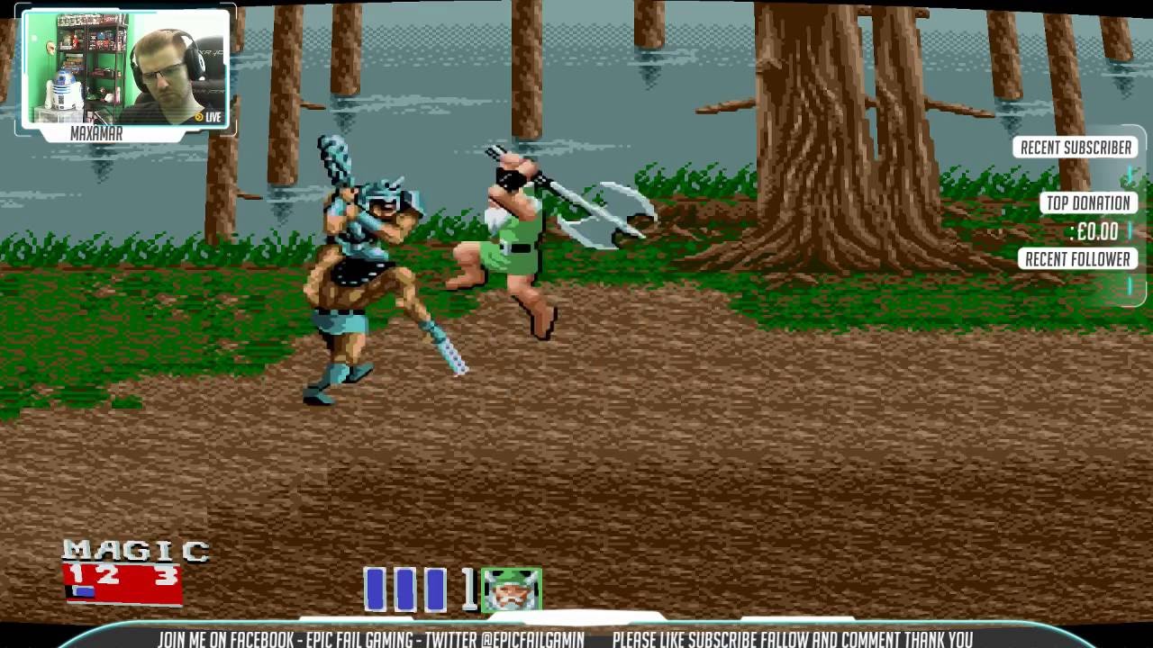 Epic Fail Gaming Live Stream - Chill Out Hour Playing Sega Classics gaming logo