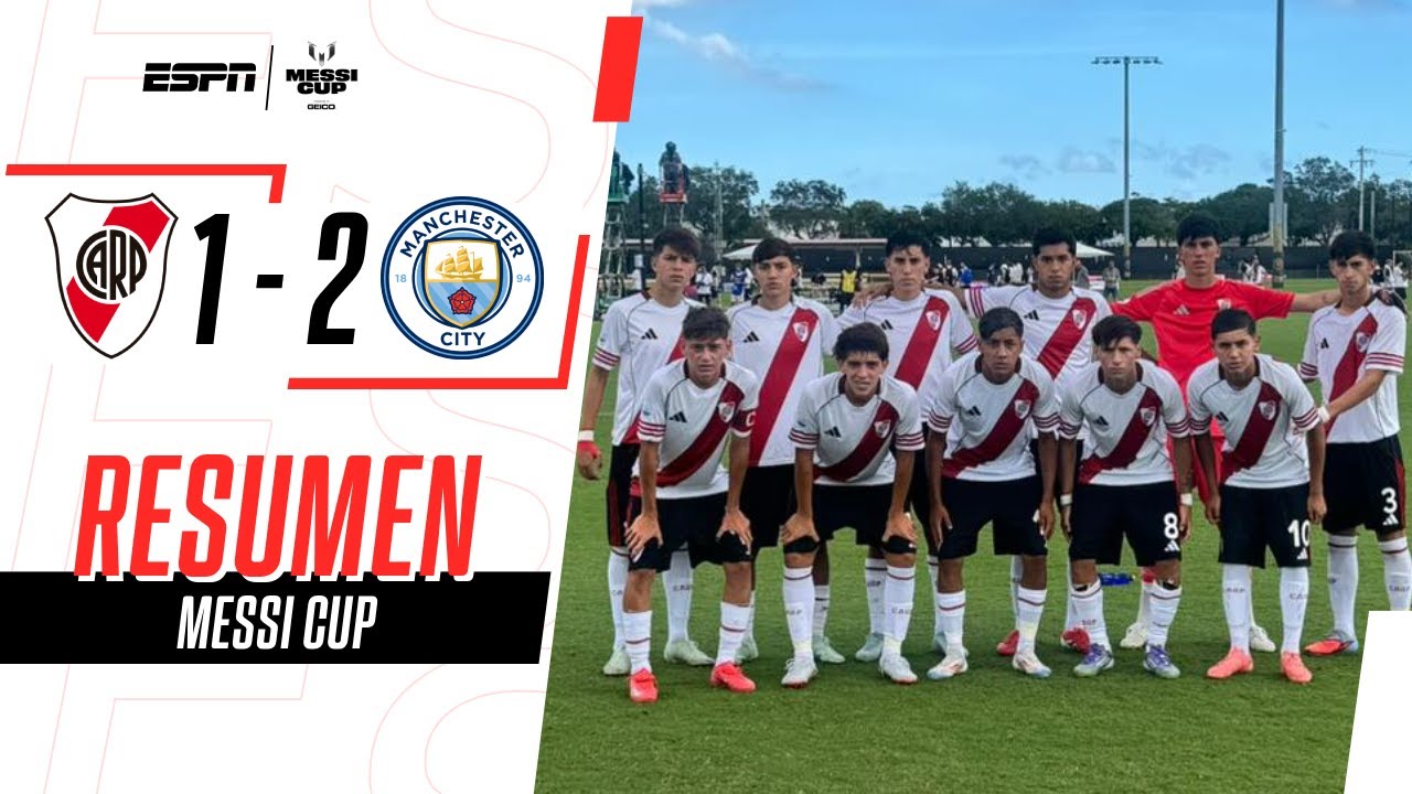 RIVER NO AGUANTÓ Y EL CITY SE LO DIO VUELTA EN LA MESSI CUP | River 1-2 M. City | RESUMEN