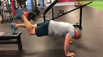 EricCressey.com: 1-leg Feet-Elevated Yoga Push-up