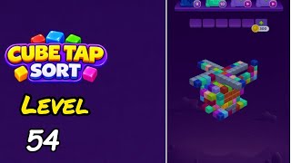 Cube Tap Sort Level 54 Walkthrough