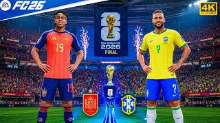 FC 26 - Spain vs. Brazil - FIFA World Cup 2026 Final Match | PC™ Gameplay [4K60]