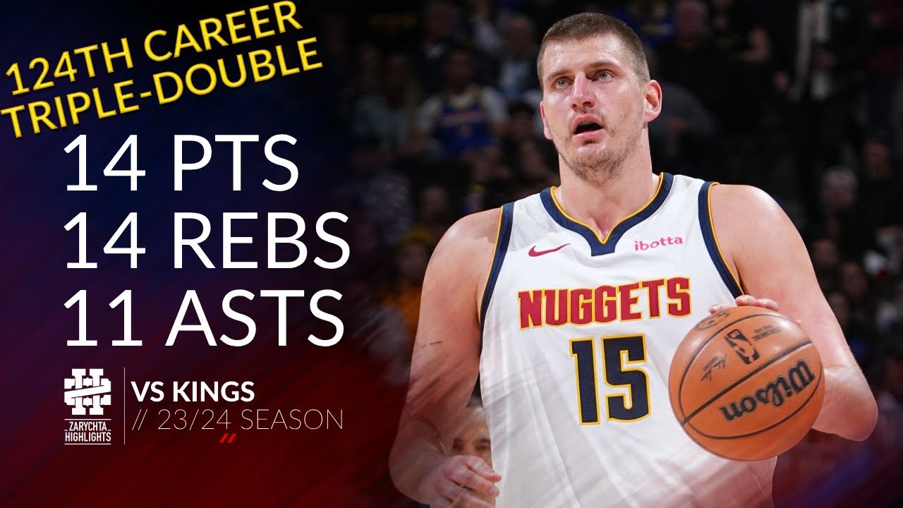 Nikola Jokic 14 Pts 14 Rebs 11 Asts Vs Kings 23 24 Season YouTube nikola-jokic-14-pts-14-rebs-11-asts-vs-kings-23-24-season-youtube