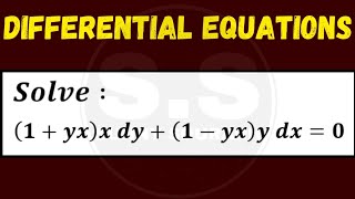 EXACT DIFFERENTIAL EQUATION BY INSPECTION METHOD