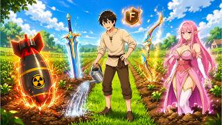 My F-Rank Farm Mutated Into SSS RANK Field That Grows LEGENDARY LOOT, SWORDS, Shields, And EPIC ITEM