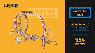 WoodTrick Ride - WoodTrick instruction 3d model roller coaster electric series