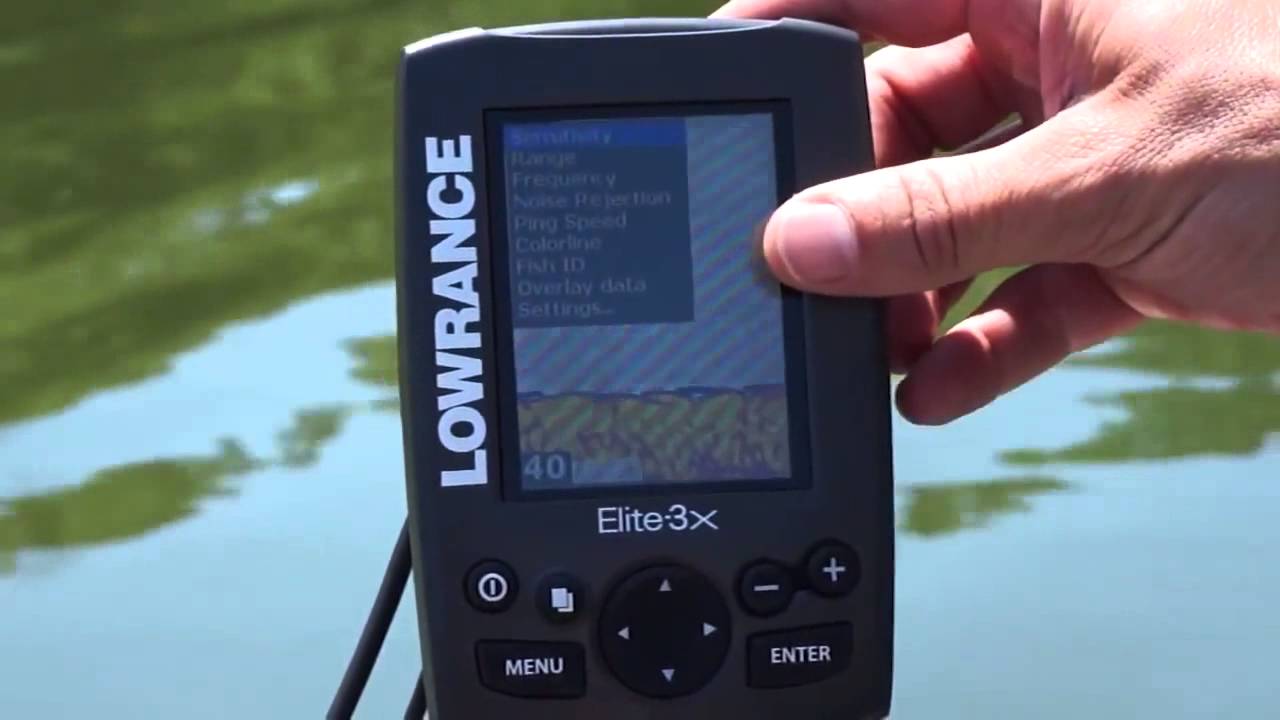 Lowrance Elite 3x Fishfinder On The Water 
