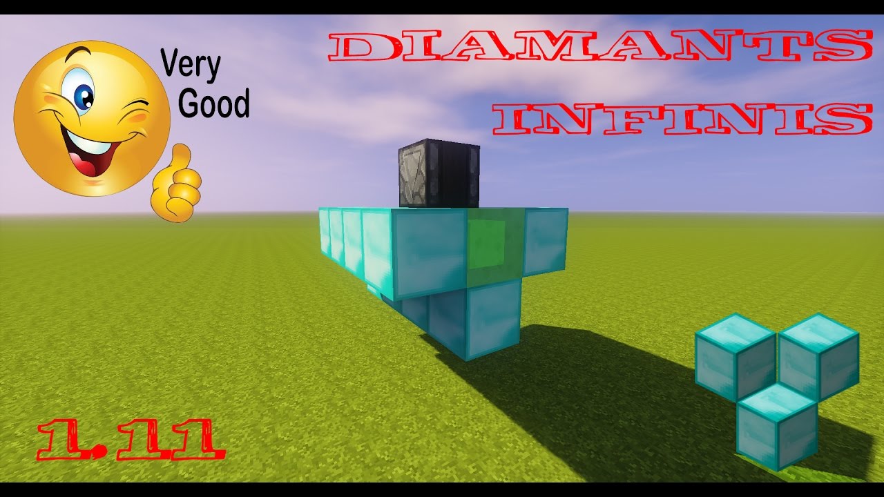 Minecraft 1.11 Generateur de Diamants - YouTube