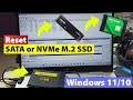 Reset SATA or NVMe M.2 SSD Using Disk Management in Windows 11/10 & Remove Partition Table Easily