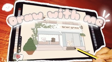 🧋🐻Chill and Draw with me in my Samsung Galaxy Tab S6 Lite using Infinite Painter. Part 4