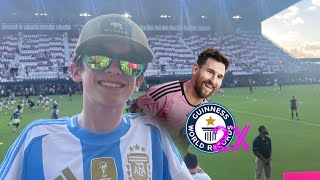 I SAW MESSI PLAY WITH INTER MIAMI 6-2 | 2 RECORDS BROKEN | #fancam