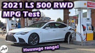 2021 Lexus LS 500 RWD – MPG Test | Real-world Highway Range