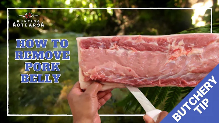 How to remove pork belly from the strip loin - Hunting Aotearoa Tip - Part 19