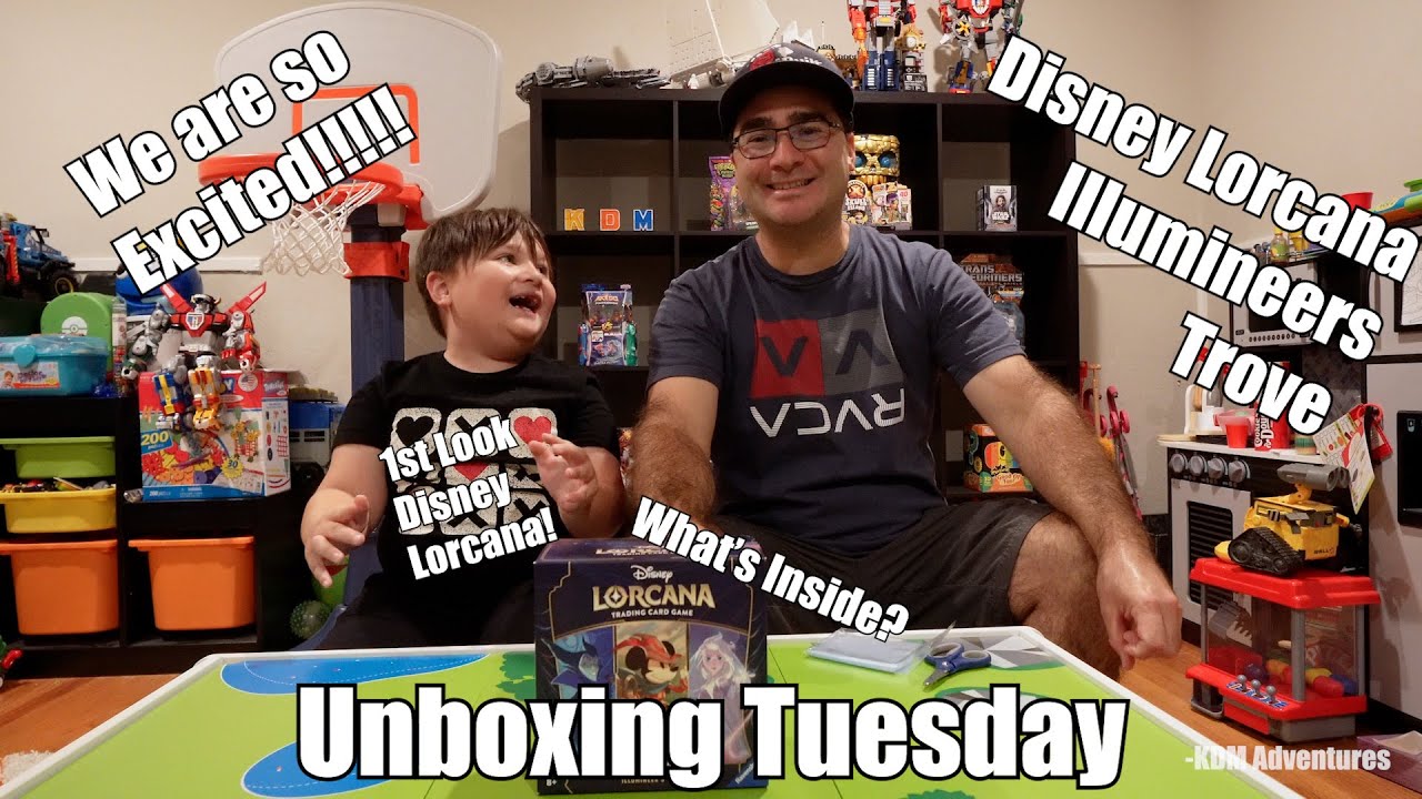 Disney Lorcana TCG CCG 1st Chapter Illumineers Trove Unboxing Tuesday