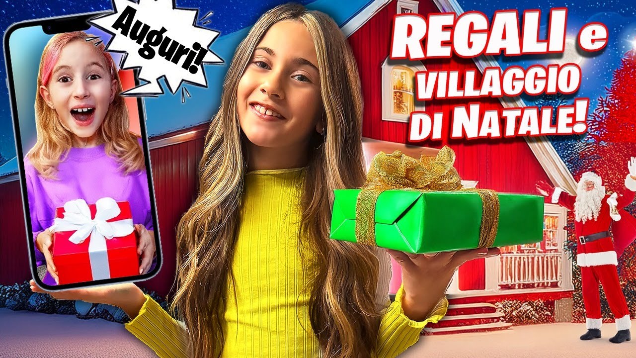GIADA ENTRA NELLA CASA DI BABBO NATALE E DEGLI ELFI PER IL SUO COMPLEANNO CON MAMMA NADIA!