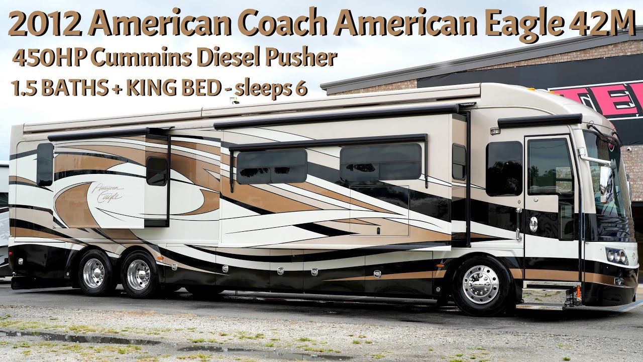 2012 American Coach American Eagle 42M A Class 450HP Cummins Diesel ...