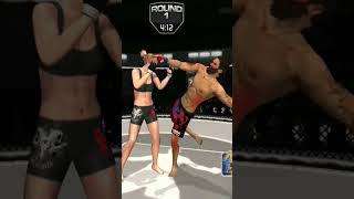 girl beats up A## hole MMA fighting clash screenshot 1