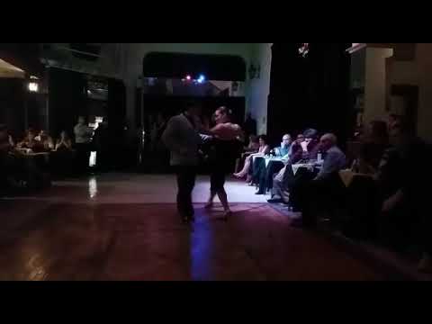 Milena Hopkins y Mauro Carabajal milonga