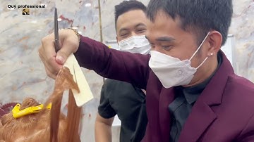 Hướng dẫn cắt kiểu tóc sư tử trên đầu ken // video dành cho người mới vào nghề