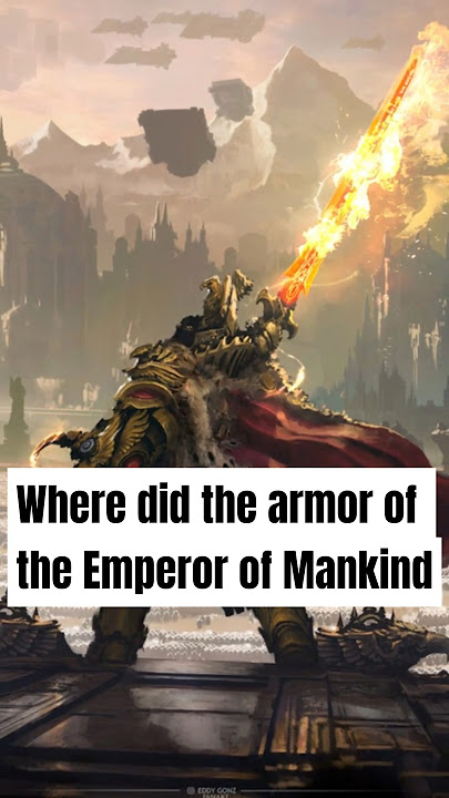Where did the armor of the Emperor of Mankind #warhammer40k
