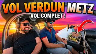 VOL VFR : Verdun ➝ Metz ➝ Rombas (avec vue imprenable)