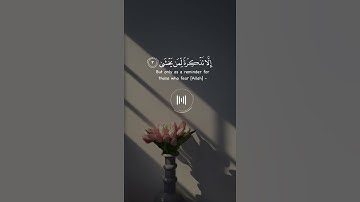 تلاوة خاشعة/سورة طه/حالات واتس أب قصيرة دينية/قرآن كريم🌿.