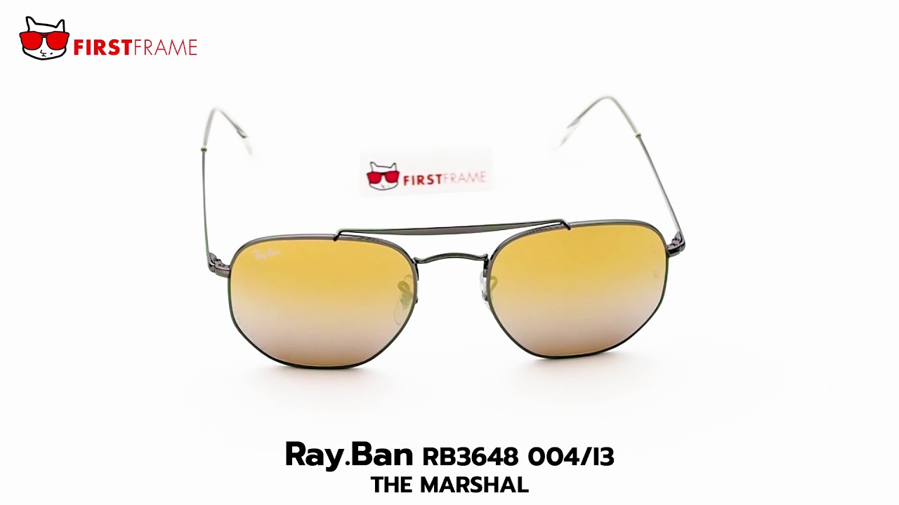 RayBan RB3648 004/I3 THE MARSHAL - YouTube