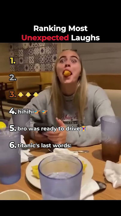 Ranking Most Unexpected Laughs #ranking #funny #funnymoments #moments #clips