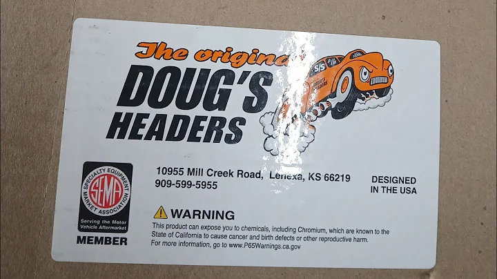 A body mopar headers "Doug's"