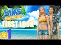 🌴☀️🌊  First Look: THE SIMS 4: WYSPIARSKIE ŻYCIE #1 Nowe Rzeczy ☀️🌴🌊