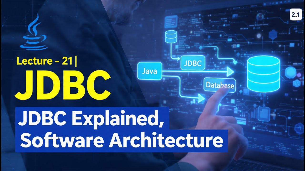 “JDBC Explained in Software Architecture | 4 Types of JDBC Drivers | Learn With Surya”