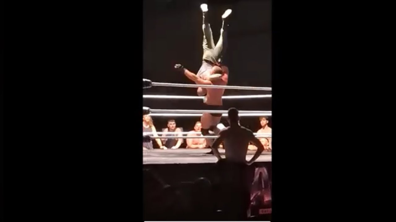 Mexxberg(c) vs Jonas Weber, Full ACW Heavyweight Champion Lumberjack Match