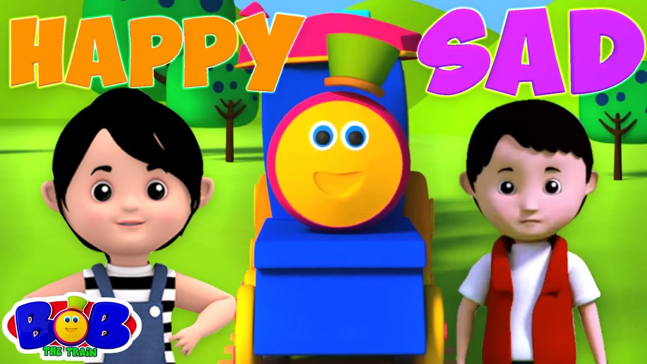 ⁣Learn Opposite Words & More Kids Nursery Rhymes by Bob The Train