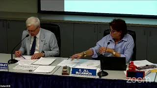 BOE Regular Meeting - September 24, 2024