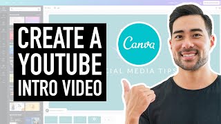 How To Make an Intro For YouTube Videos Free in Canva \/\/ How To Create a YouTube Intro