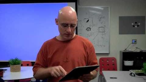 iPad presentation demo with iAnnotate and Whiteboard HD